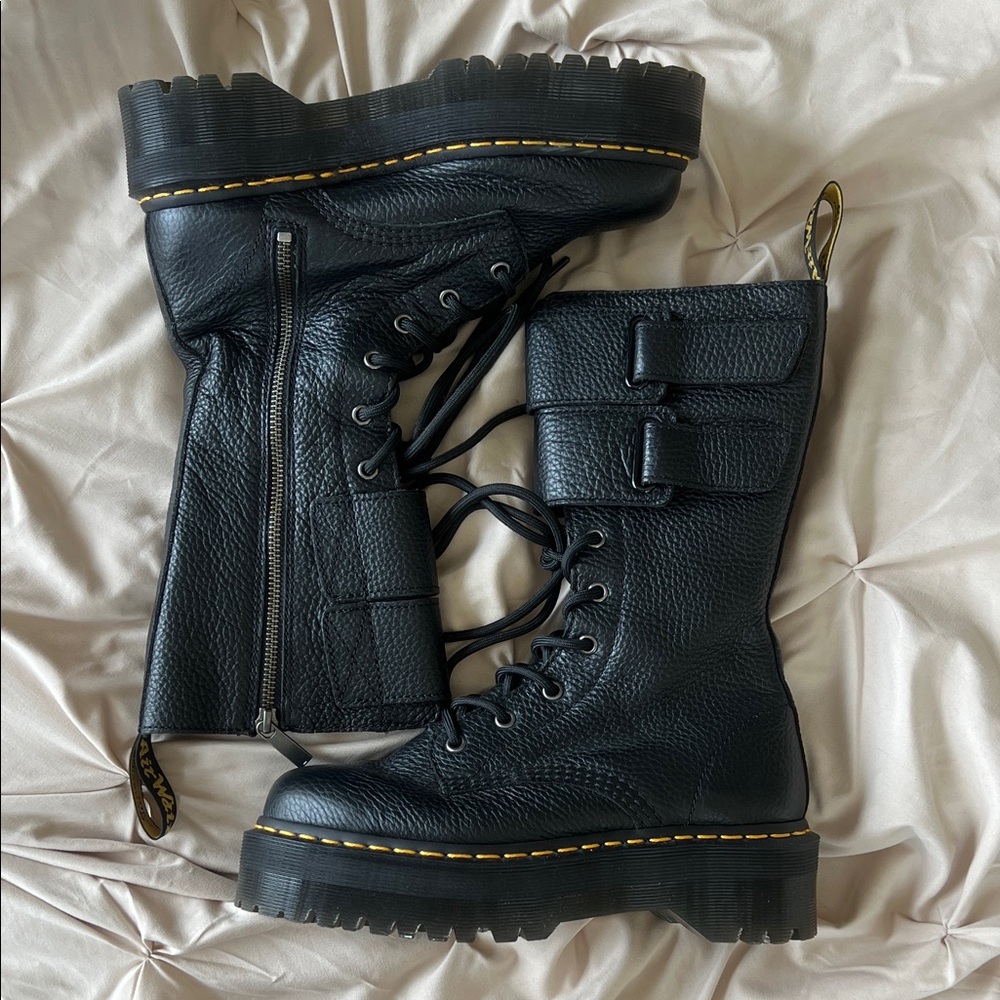 Dr Martens Jagger Double Sole Quad Platform Boots